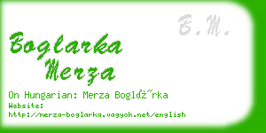 boglarka merza business card